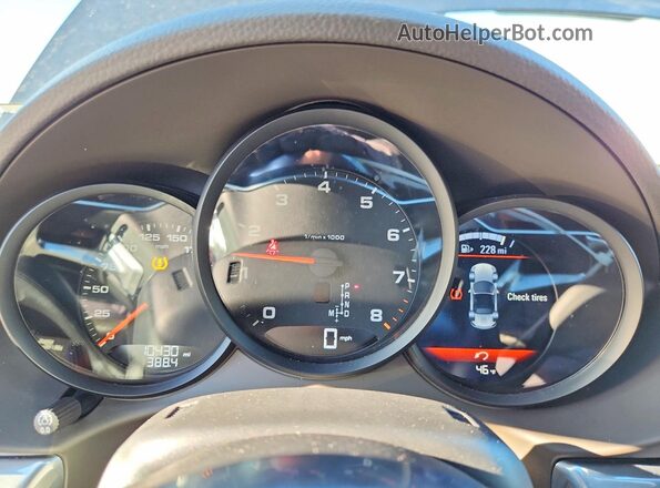 WP0CA2A89MS210729 2021 PORSCHE BOXSTER Черный Вид щитка приборов