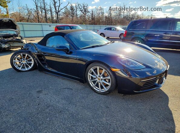 WP0CA2A89MS210729 2021 PORSCHE BOXSTER Черный Передняя правая четверть