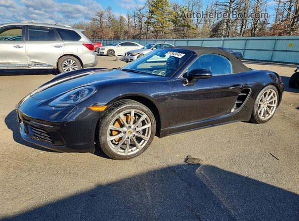 WP0CA2A89MS210729 2021 PORSCHE BOXSTER Черный Передняя левая четверть