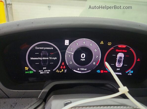 WP0CA2A96SS236050 2025 PORSCHE 911 Серый Вид щитка приборов