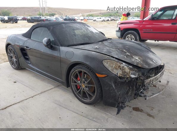 WP0CB2A82RK223584 2024 PORSCHE 718 BOXSTER Черный Передняя правая четверть