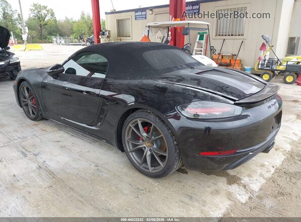 WP0CB2A82RK223584 2024 PORSCHE 718 BOXSTER Черный Задняя левая четверть