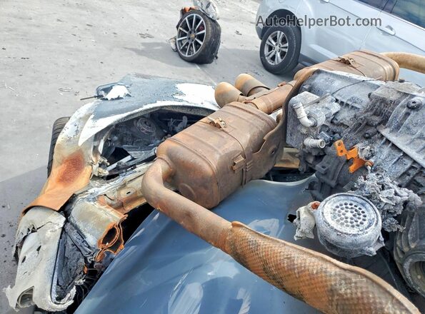 WP0CB2A83HS240263 2017 PORSCHE BOXSTER Синий Вид щитка приборов