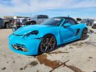 2019 Porsche Boxster S Blue vin: WP0CB2A86KS228258