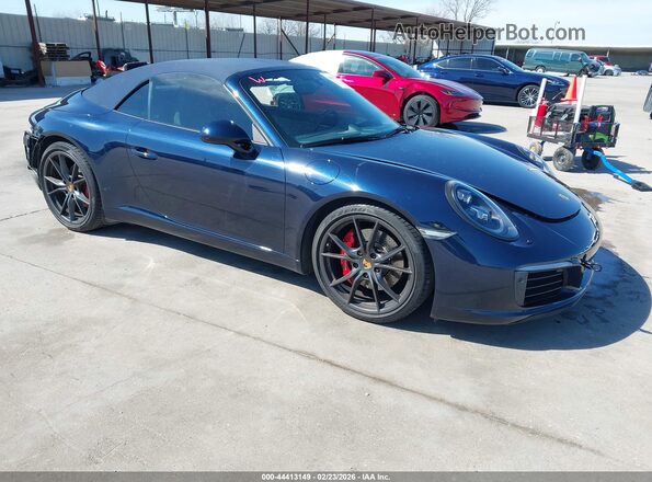 WP0CB2A91HS154877 2017 PORSCHE 911 Blue Передня права чверть