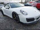 2018 Porsche 911 Carrera 4s White vin: WP0CB2A93JS147239