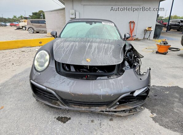 WP0CB2A94HS154209 2017 PORSCHE 911 Gray Widok z przodu