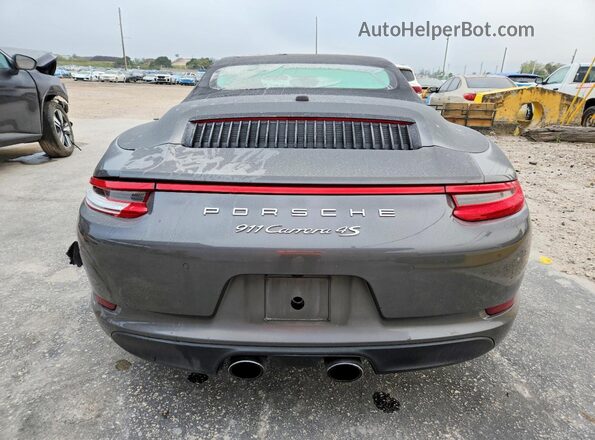 WP0CB2A94HS154209 2017 PORSCHE 911 Gray Widok z tyłu