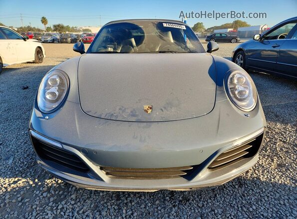 WP0CB2A97HS154852 2017 PORSCHE 911 Gray Widok z przodu