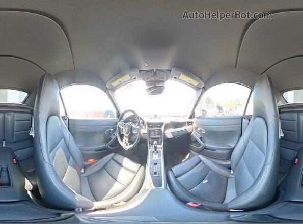 WP0CB2A97HS154852 2017 PORSCHE 911 Gray Widok wnętrza 360 stopni