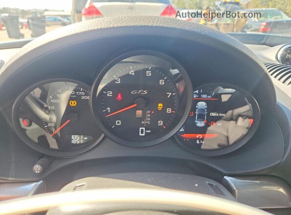 WP0CD2A85SK230125 2025 PORSCHE BOXSTER Серебряный Вид щитка приборов