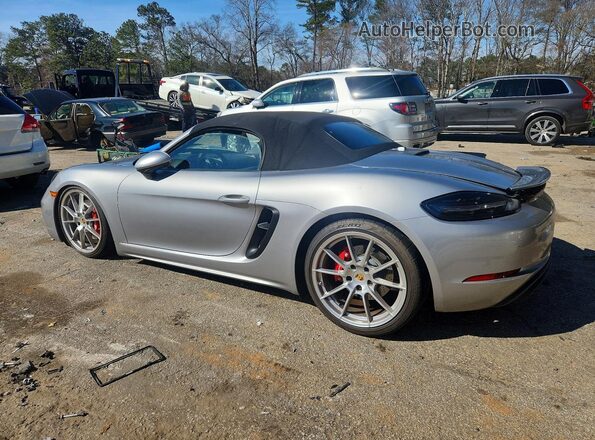 WP0CD2A85SK230125 2025 PORSCHE BOXSTER Серебряный Задняя левая четверть