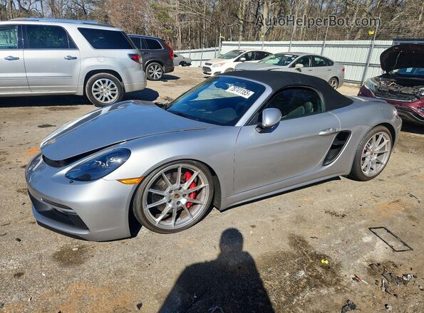 WP0CD2A85SK230125 2025 PORSCHE BOXSTER Серебряный Передняя левая четверть