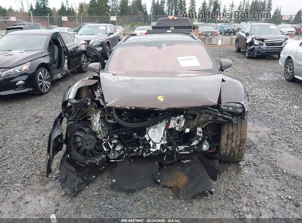 WP0CD2Y11PSA90299 2023 PORSCHE TAYCAN Brown Rear interior view
