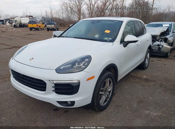 WP1AA2A23GLA09960 2016 PORSCHE CAYENNE Белый Передняя левая четверть