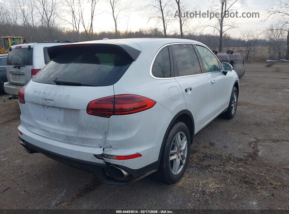 WP1AA2A23GLA09960 2016 PORSCHE CAYENNE Белый Задняя правая четверть