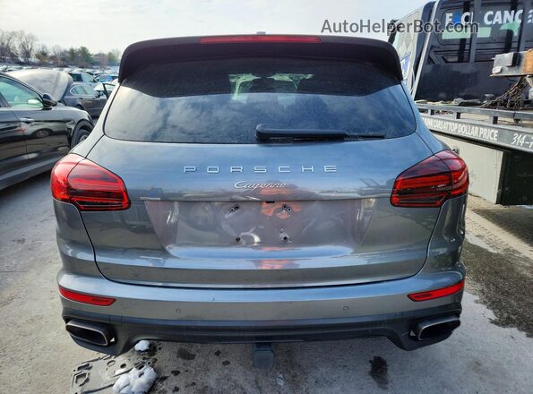 WP1AA2A26HKA92064 2017 PORSCHE CAYENNE Gray Вид ззаду