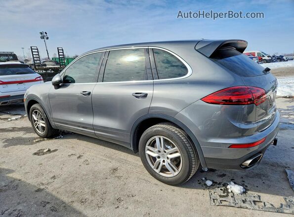 WP1AA2A26HKA92064 2017 PORSCHE CAYENNE Gray Задня ліва чверть