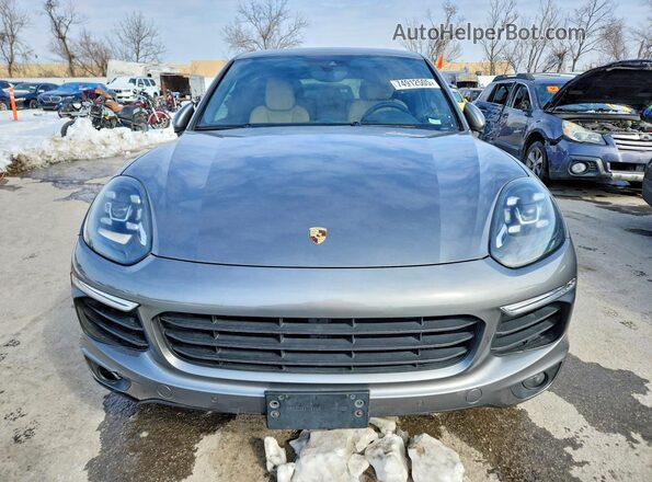 WP1AA2A26HKA92064 2017 PORSCHE CAYENNE Gray Вид спереду