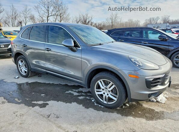 WP1AA2A26HKA92064 2017 PORSCHE CAYENNE Gray Передня права чверть