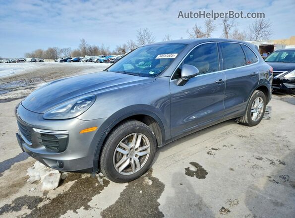 WP1AA2A26HKA92064 2017 PORSCHE CAYENNE Gray Передня ліва чверть