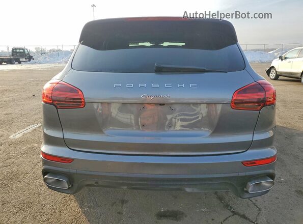 WP1AA2A27HKA91912 2017 PORSCHE CAYENNE Gray უკანა ხედი