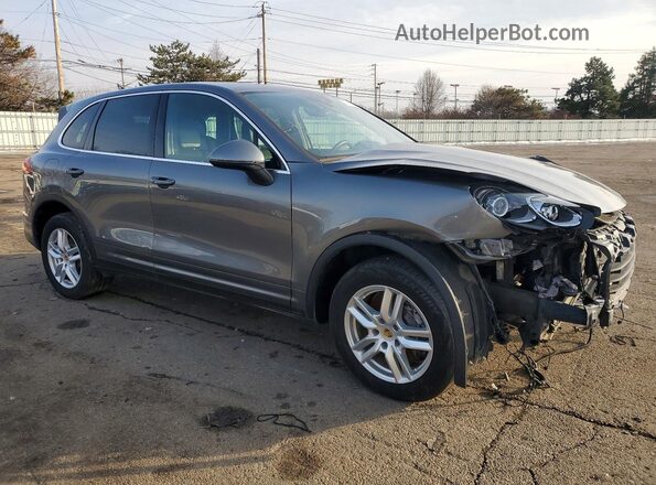 WP1AA2A27HKA91912 2017 PORSCHE CAYENNE Gray წინა მარჯვენა