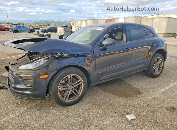 WP1AA2A50NLB07111 2022 PORSCHE MACAN Blue Vista tres cuartos delantera izquierda