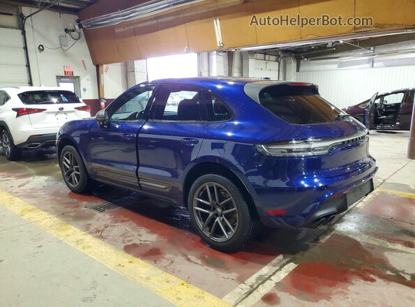 WP1AA2A51RLB04661 2024 PORSCHE MACAN Синий Задняя левая четверть
