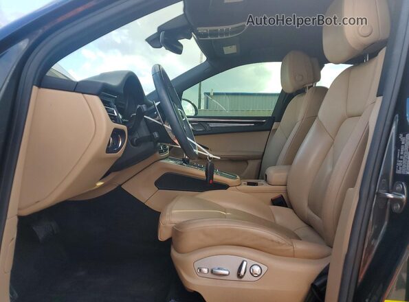 WP1AA2A54KLB05325 2019 PORSCHE MACAN Серый Вид салона спереди