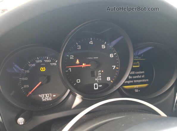 WP1AA2A54LLB06332 2020 PORSCHE MACAN Серебряный Вид щитка приборов