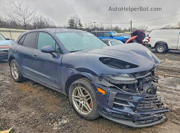 WP1AA2A55MLB04980 2021 PORSCHE MACAN Синий Передняя правая четверть