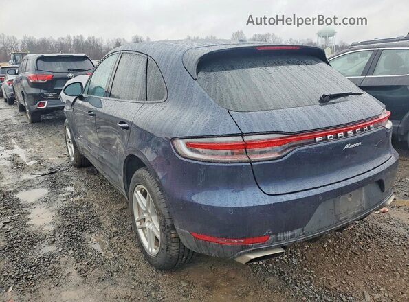 WP1AA2A55MLB04980 2021 PORSCHE MACAN Синий Задняя левая четверть