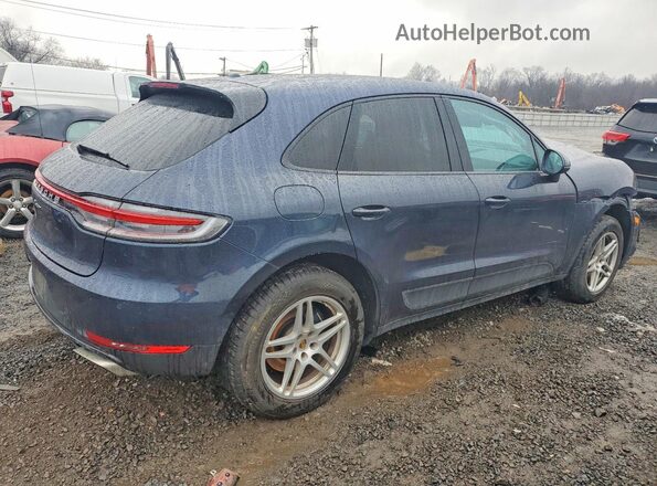WP1AA2A55MLB04980 2021 PORSCHE MACAN Синий Задняя правая четверть
