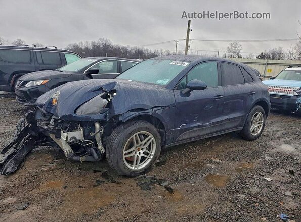WP1AA2A55MLB04980 2021 PORSCHE MACAN Синий Передняя левая четверть