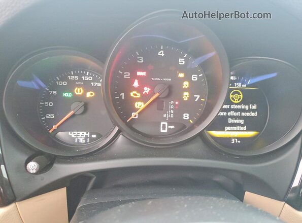 WP1AA2A55MLB04980 2021 PORSCHE MACAN Синий Вид щитка приборов