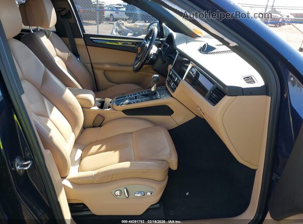 WP1AA2A57MLB07265 2021 PORSCHE MACAN Blue Widok wnętrza z przodu