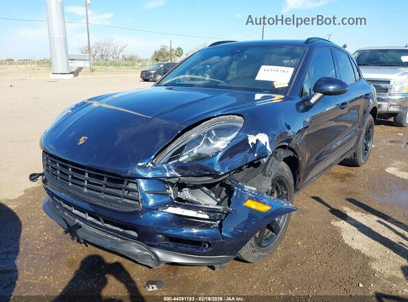 WP1AA2A57MLB07265 2021 PORSCHE MACAN Blue Widok z przodu