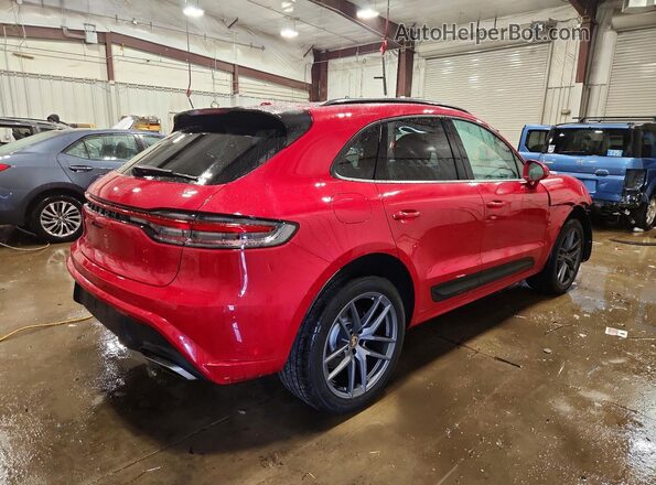 WP1AA2A58SLB13749 2025 PORSCHE MACAN Красный Задняя правая четверть