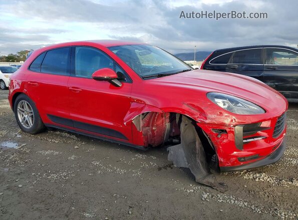 WP1AA2A59KLB06003 2019 PORSCHE MACAN Красный Передняя правая четверть