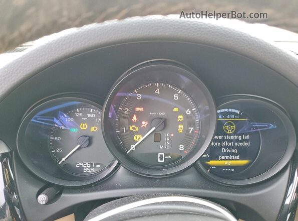 WP1AA2A5XPLB10844 2023 PORSCHE MACAN Charcoal Вид щитка приладів