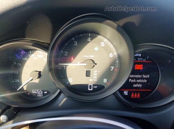 WP1AA2A5XSLB03837 2025 PORSCHE MACAN Черный Вид щитка приборов