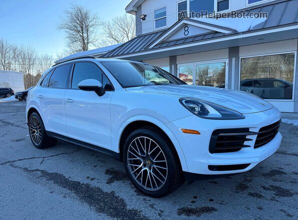 WP1AA2AY2KDA00870 2019 PORSCHE CAYENNE Белый Передняя левая четверть