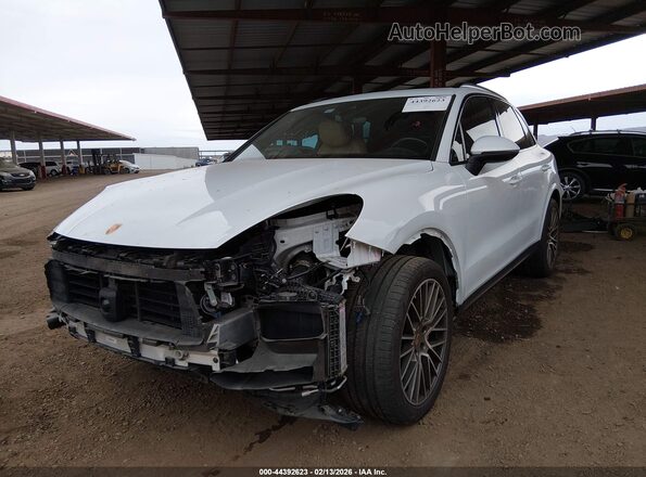 WP1AA2AY2NDA07225 2022 PORSCHE CAYENNE Белый Передняя левая четверть