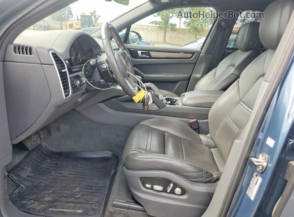 WP1AA2AY3KDA00912 2019 PORSCHE CAYMAN Синий Вид салона спереди