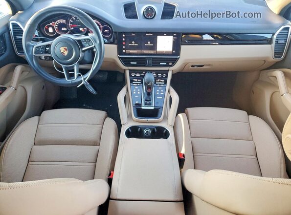 WP1AA2AY3PDA02487 2023 PORSCHE CAYENNE White Widok deski rozdzielczej