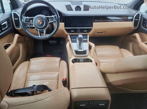 WP1AA2AY4KDA13135 2019 PORSCHE CAYENNE Синий Вид панели приборов