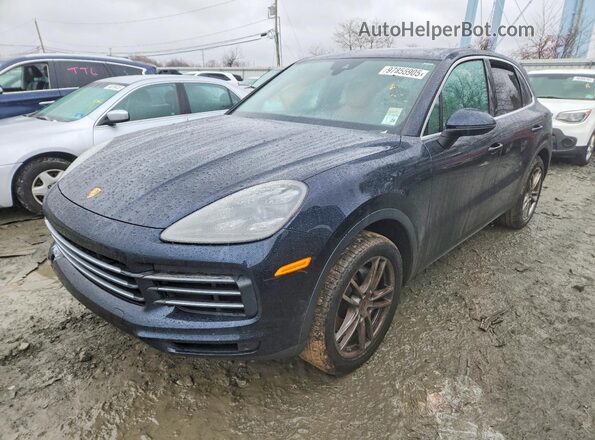 WP1AA2AY4KDA13135 2019 PORSCHE CAYENNE Синий Передняя левая четверть