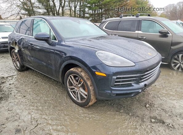 WP1AA2AY4KDA13135 2019 PORSCHE CAYENNE Синий Передняя правая четверть