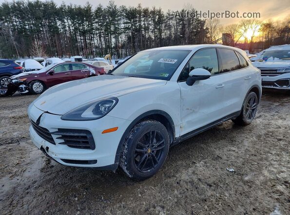 WP1AA2AY5KDA07764 2019 PORSCHE CAYENNE Белый Передняя левая четверть